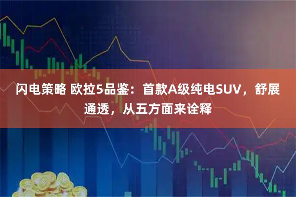 闪电策略 欧拉5品鉴：首款A级纯电SUV，舒展通透，从五方面来诠释