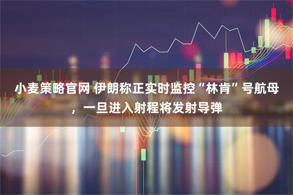 小麦策略官网 伊朗称正实时监控“林肯”号航母，一旦进入射程将发射导弹
